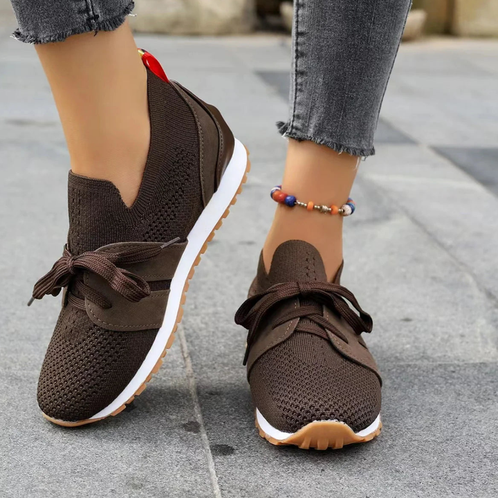 Damen Stylische Lauf Schnür Flache Schuhe | Outdoor