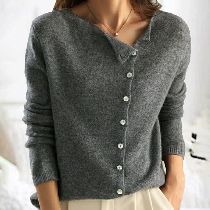 Damen Strickjacke mit Knopfleiste | Elegante