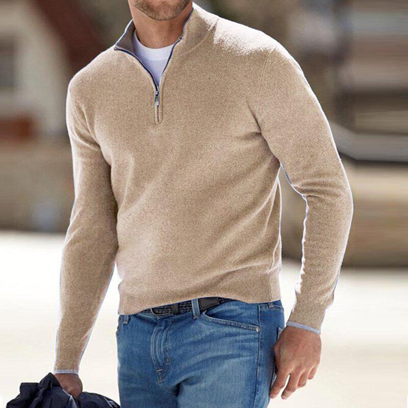 Pullover Mit Halbem Reißverschluss Für Herren | Warm
