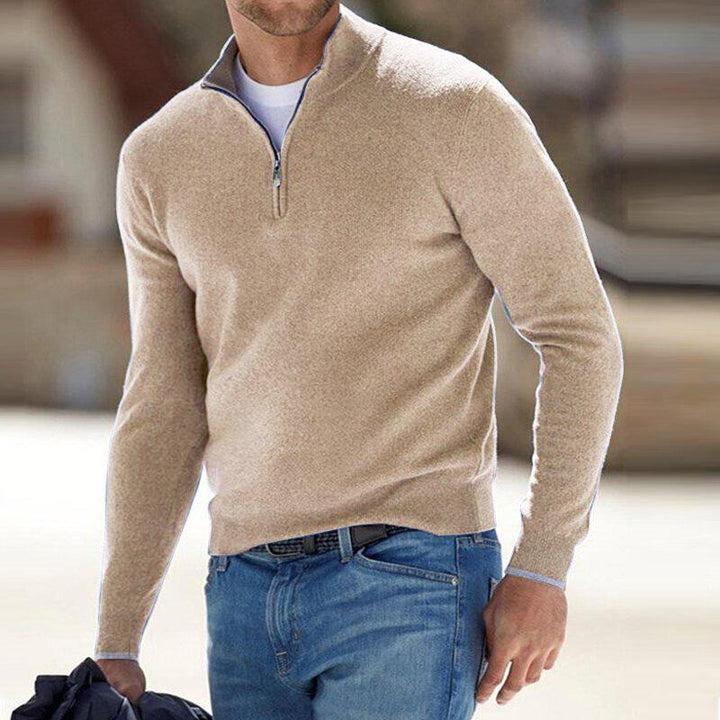 Pullover Mit Halbem Reißverschluss Für Herren | Warm