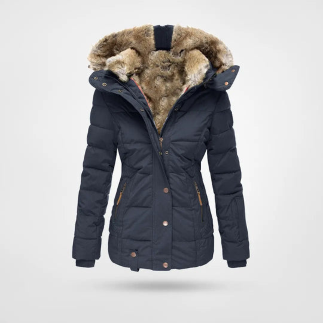 Invy | Damen Winter Puffer Parka Jacke | Warme