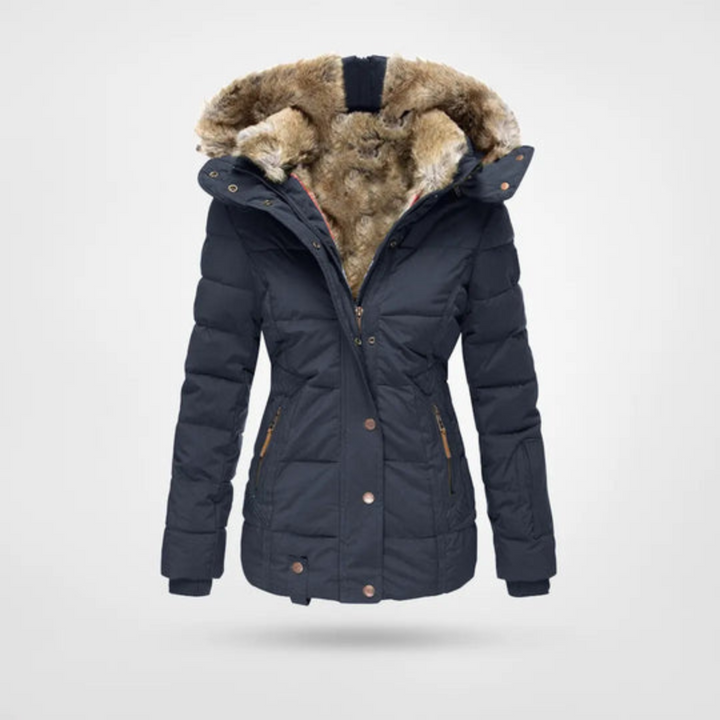 Invy | Damen Winter Puffer Parka Jacke | Warme