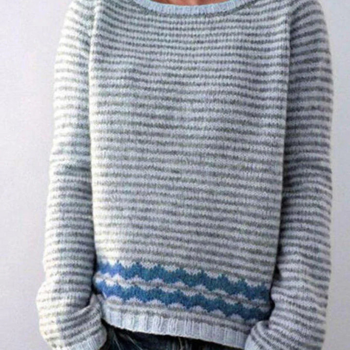 Alina | Damen Lässige Warme Pullover | Strick