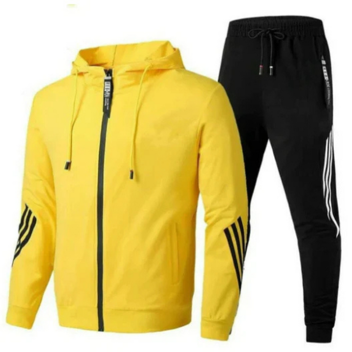 Zweiteiliges Trainingsanzug Set Für Herren | Sport