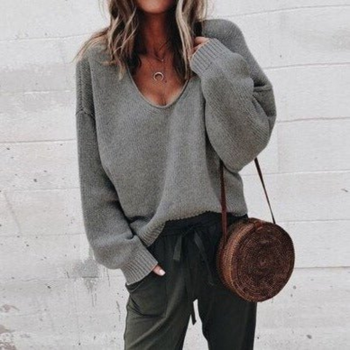 Übergroßer Freizeitpullover Für Damen | Warm