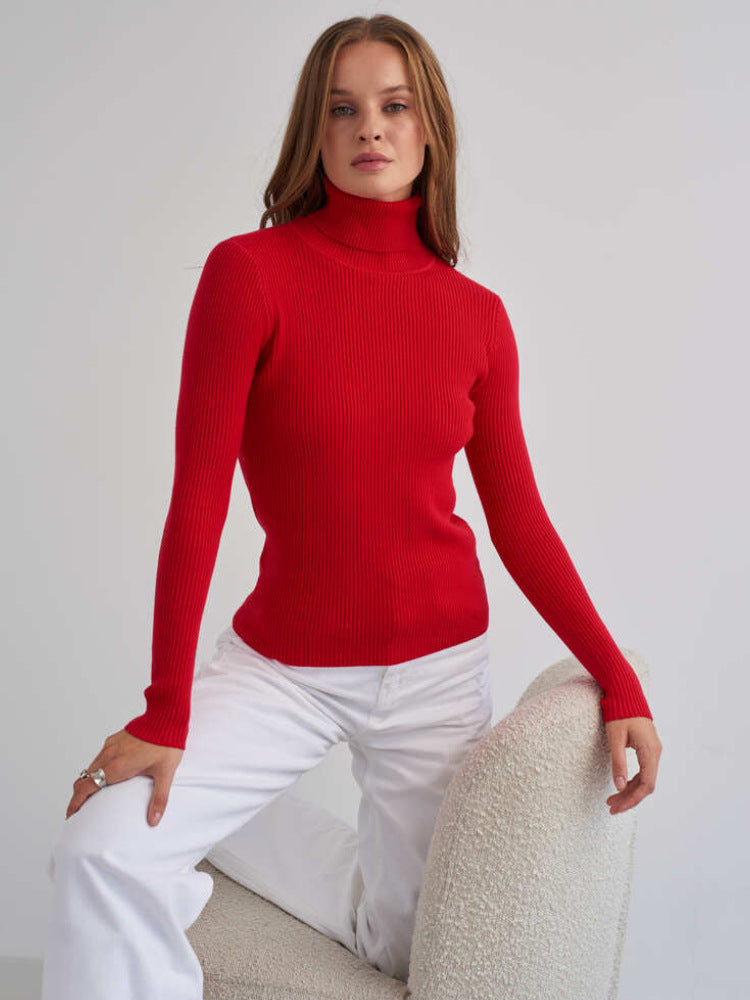 Klassischer Rollkragenpullover für Damen | Lässig