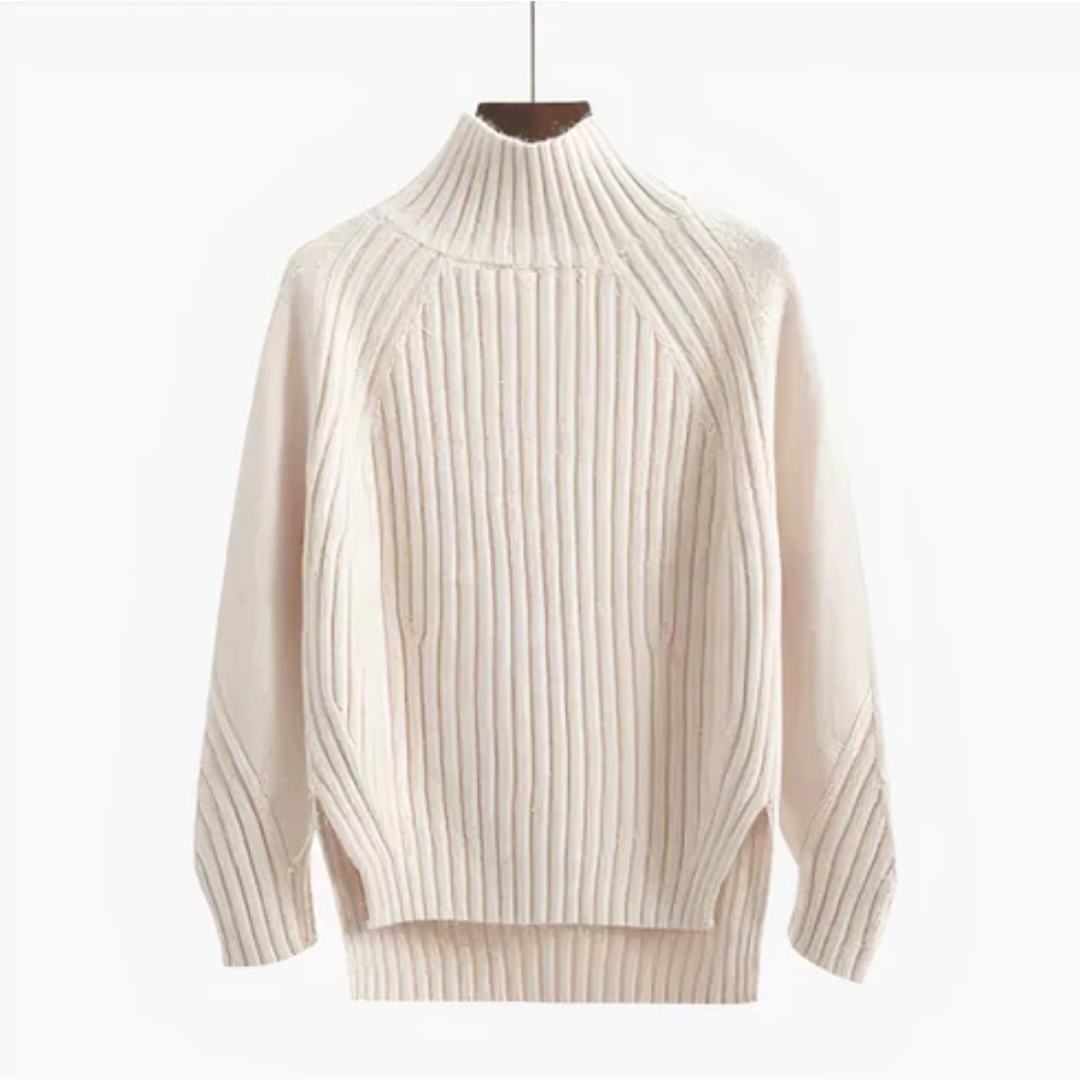 Rollkragenpullover Mit Langen Ärmeln Für Damen | Warm