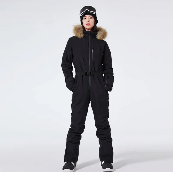 Einteiliger Skianzug für Damen | Wintersportbekleidung