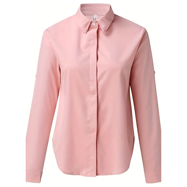 Damen Sommer Langarm Bluse | Lässig