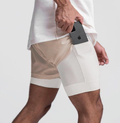 Herren Atmungsaktive Eingebaute Fahrradhose Sports Kurze Hosen | Aktivbekleidung