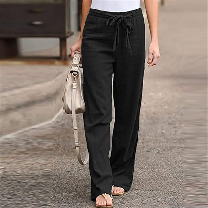 Lange Hose Für Damen Mit Gürtel | Trendy