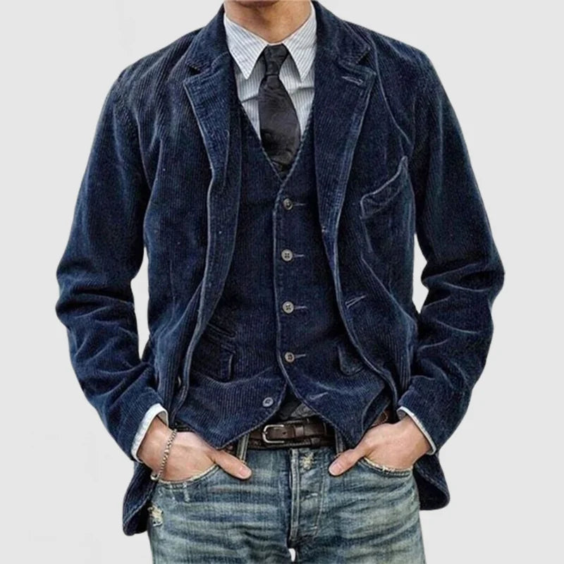 Cordjacke Mit Vordertaschen Für Herren | Winter