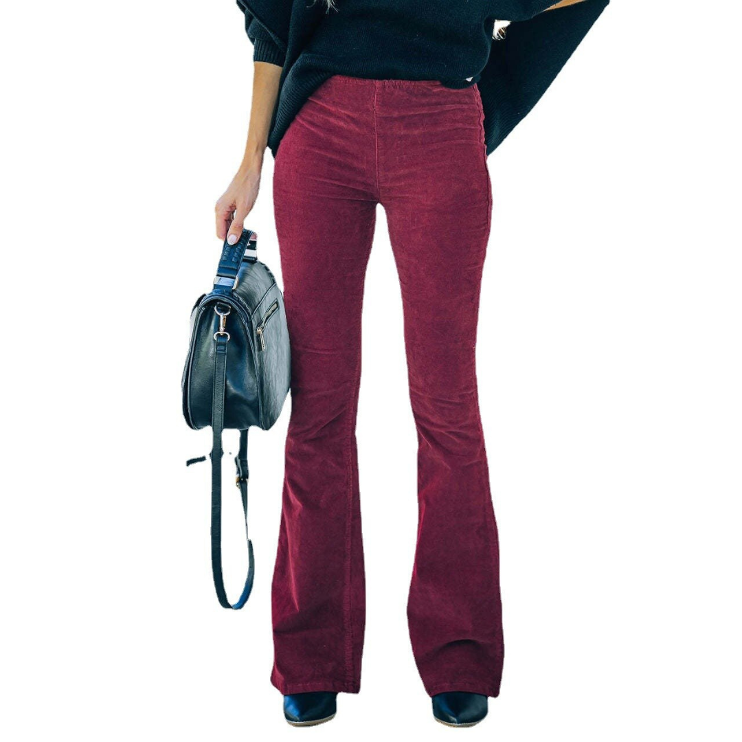 Damen Ausgestellte Bootcut Hose | Hohe Taille