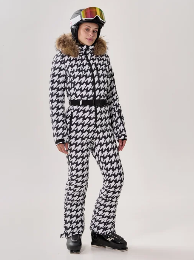 Einteiliger Skianzug für Damen | Wintersportbekleidung