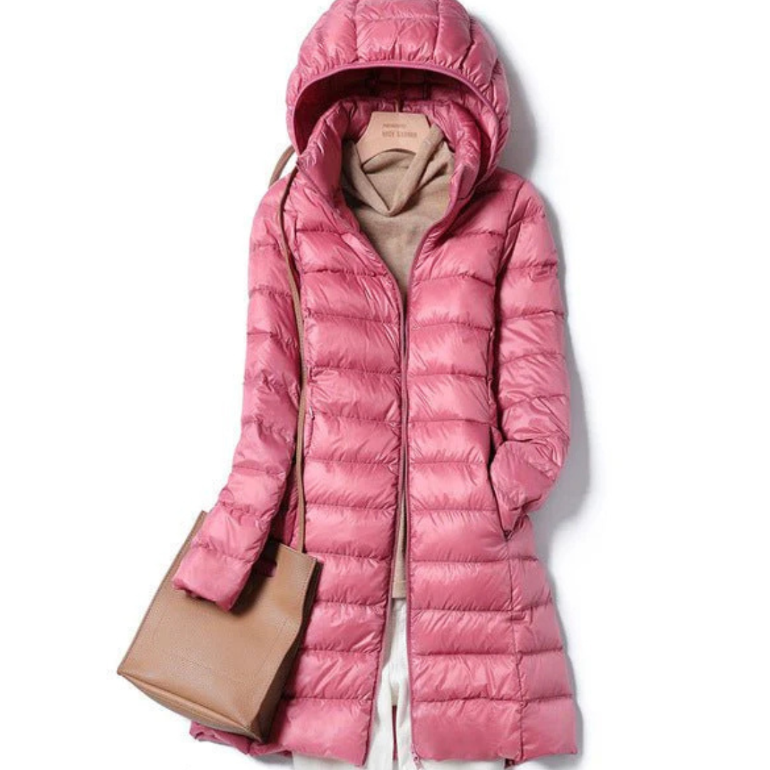 Warme Winterjacke Mit Kapuze Für Damen | Puffer