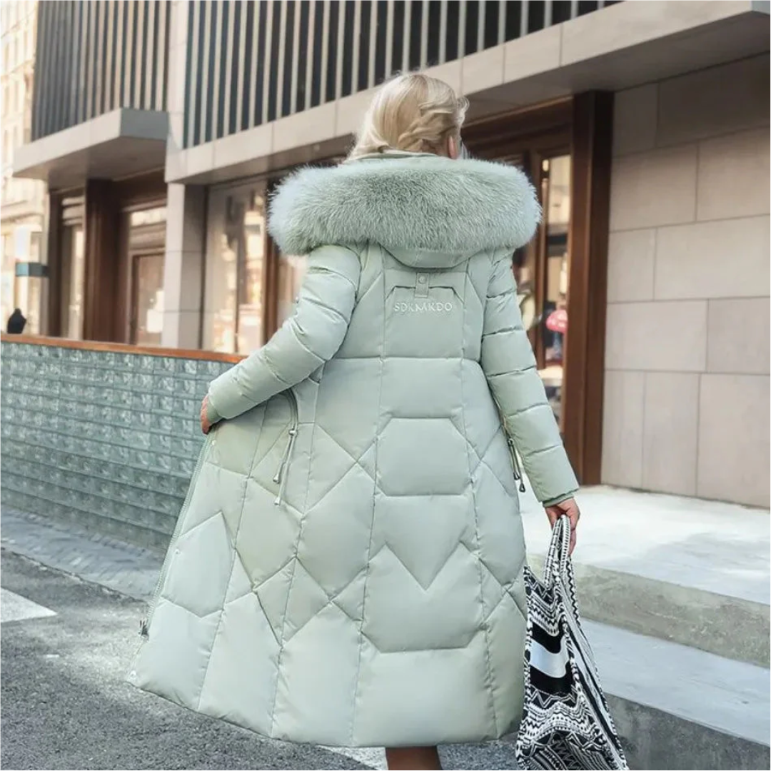 Langer Gesteppter Parka Für Damen | Winter