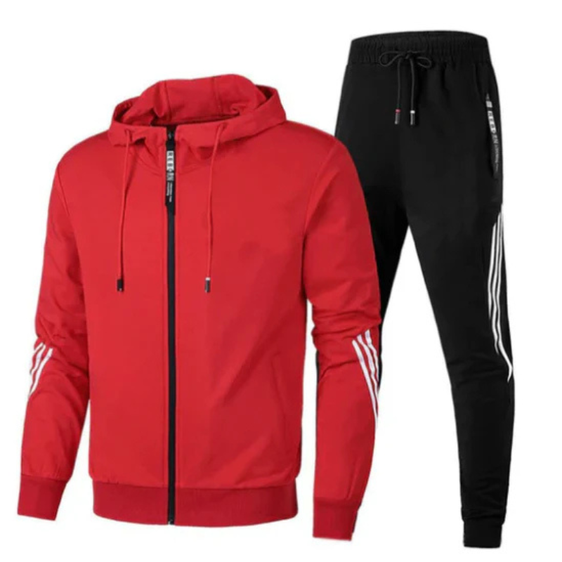 Zweiteiliges Trainingsanzug Set Für Herren | Sport