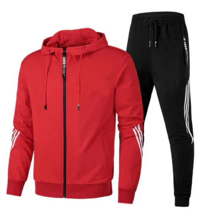 Zweiteiliges Trainingsanzug Set Für Herren | Sport