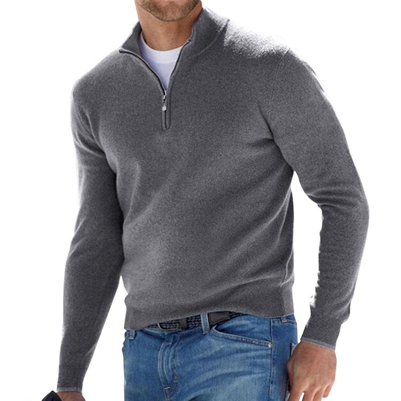 Pullover Mit Halbem Reißverschluss Für Herren | Warm