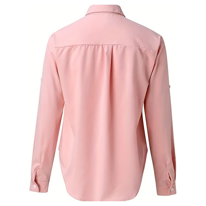 Damen Sommer Langarm Bluse | Lässig
