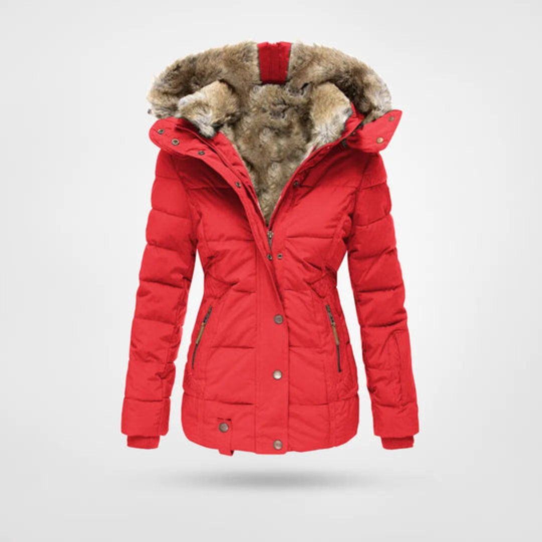 Invy | Damen Winter Puffer Parka Jacke | Warme