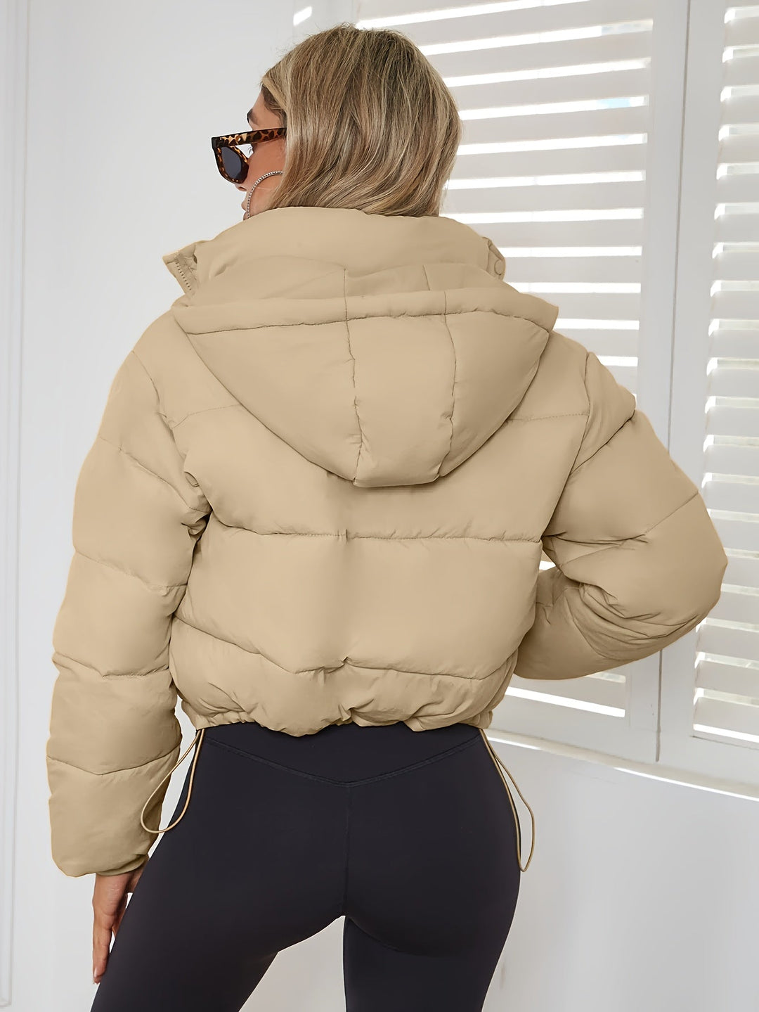 Damen Übergangsjacke mit Kapuze | Kurz