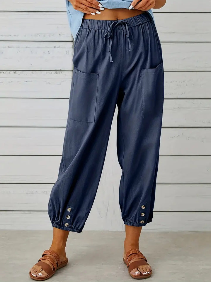 Kurze Sommerhose Für Damen | Kordelzug