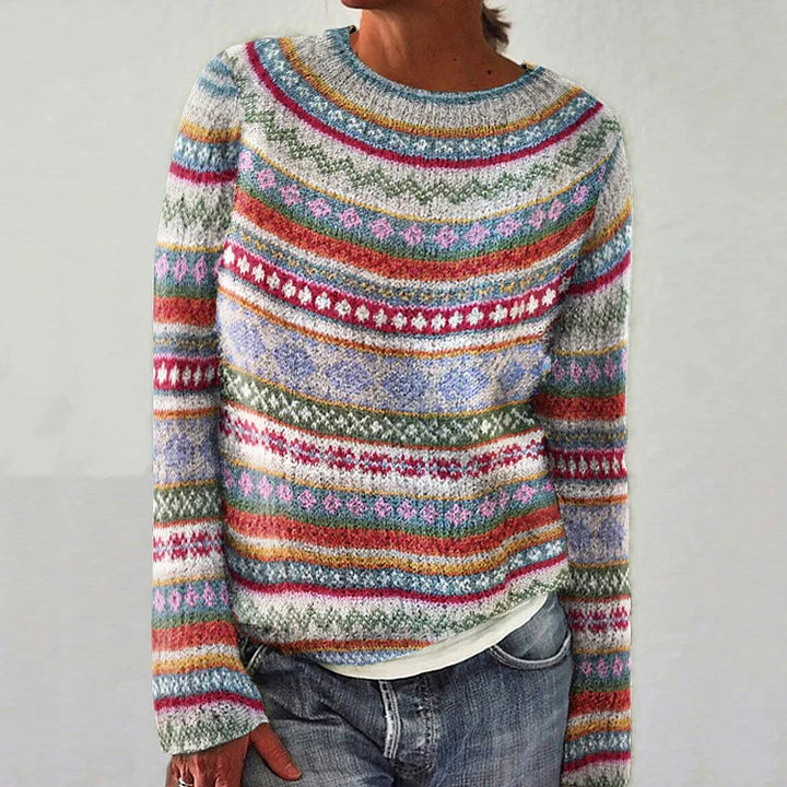 Lilliana | Damen Winter Lässig Bequem Pullover | Warme