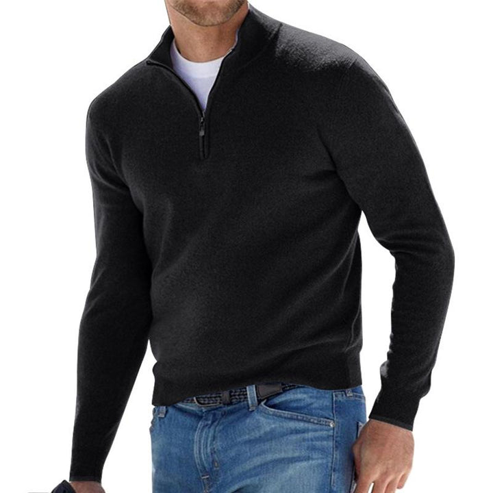 Pullover Mit Halbem Reißverschluss Für Herren | Warm