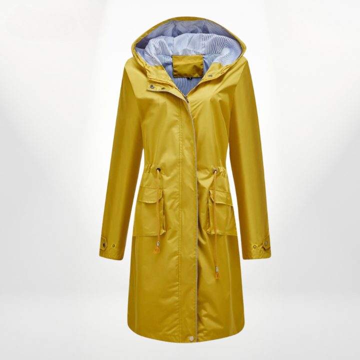 Damen Wasserdichter Trenchcoat | Mit Kapuze