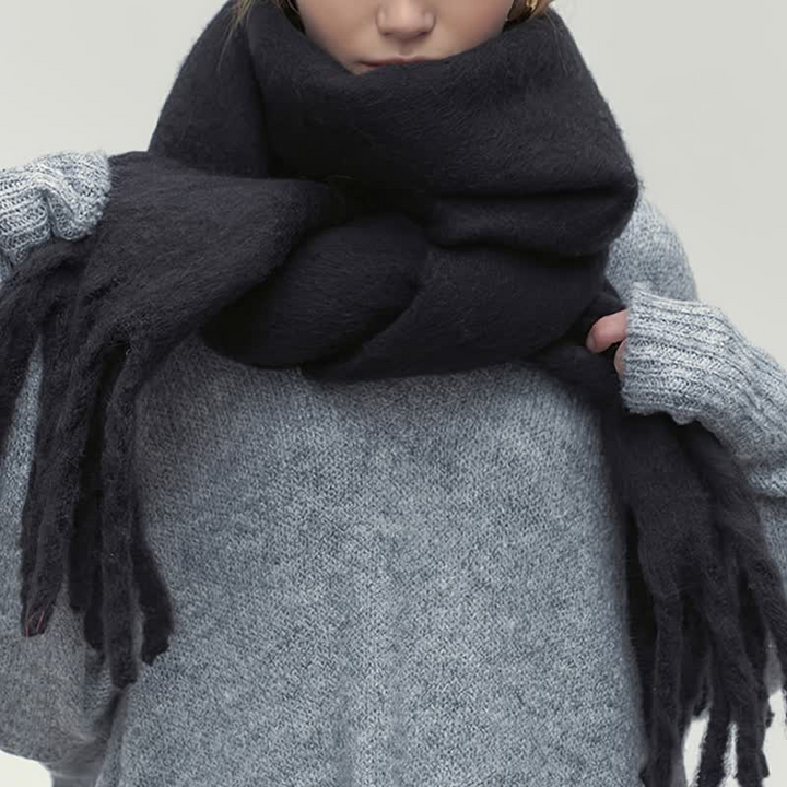 Damen Weicher Winterschal | Gestrickt