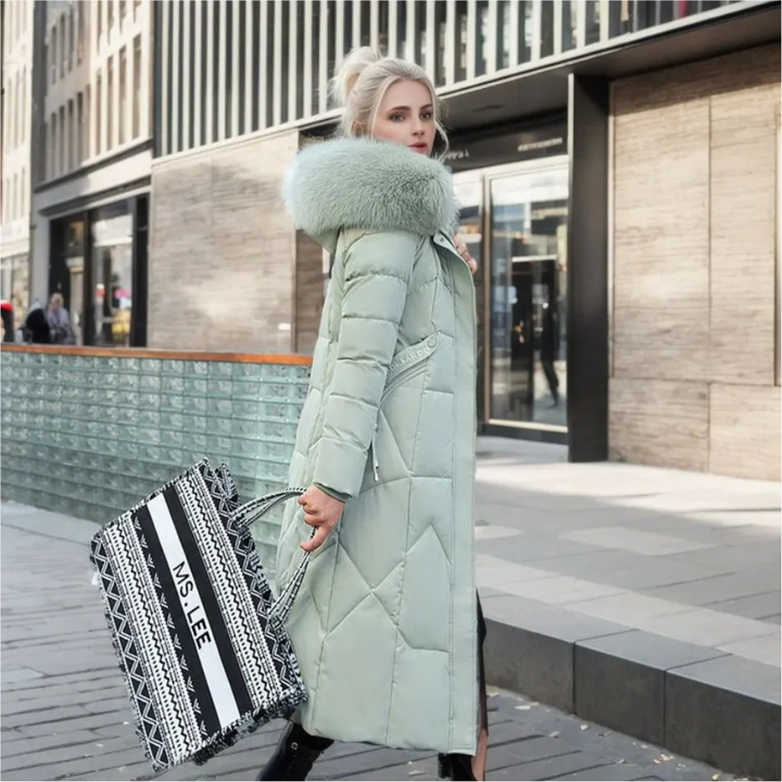 Langer Gesteppter Parka Für Damen | Winter