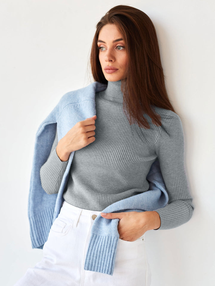 Klassischer Rollkragenpullover für Damen | Lässig