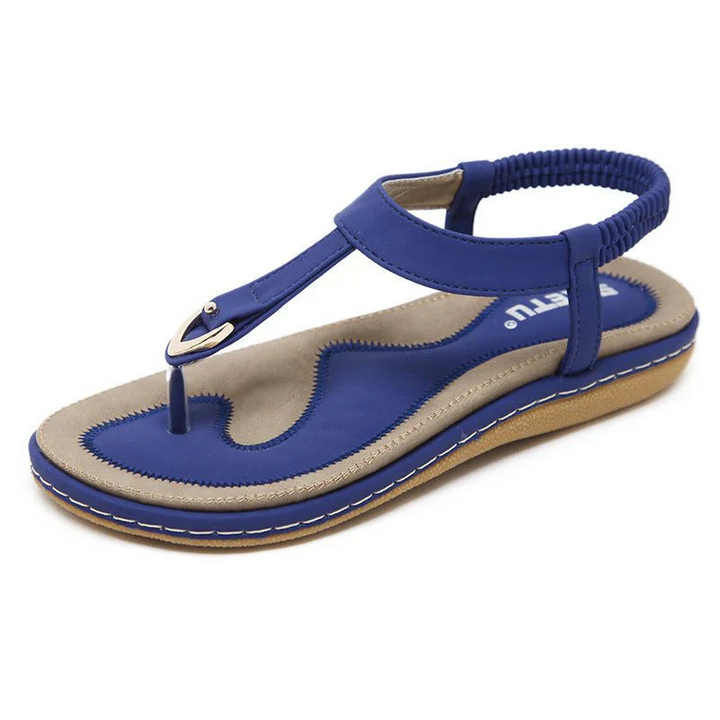Flache Freizeitsandalen für Damen | Leicht