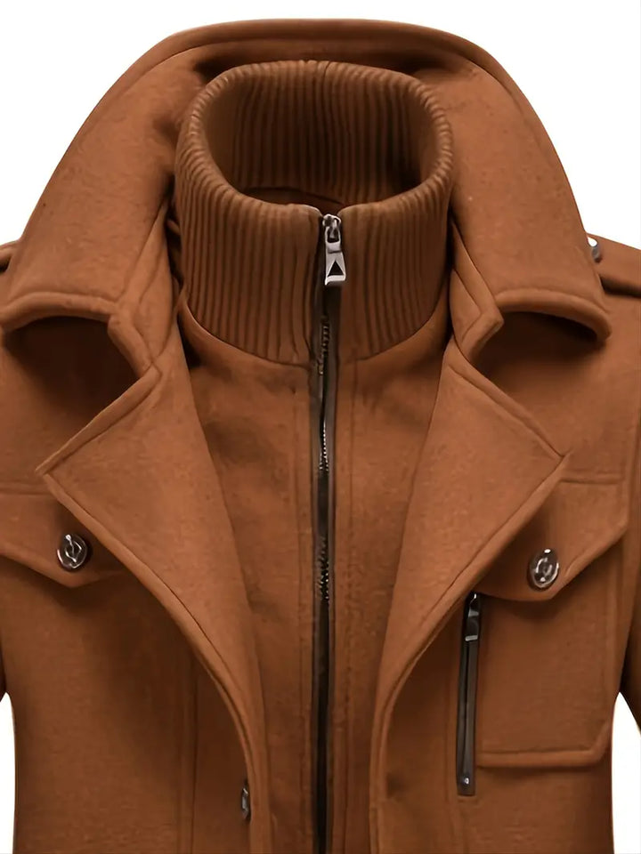 David | Herren Stilvoller Trenchcoat | Lang