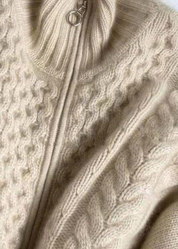 Gemütliche Damen Strickjacke | mit Reißverschluss