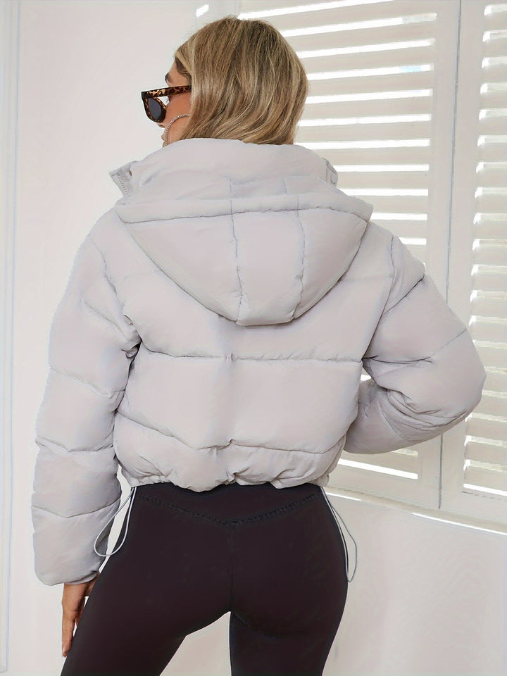 Damen Übergangsjacke mit Kapuze | Kurz