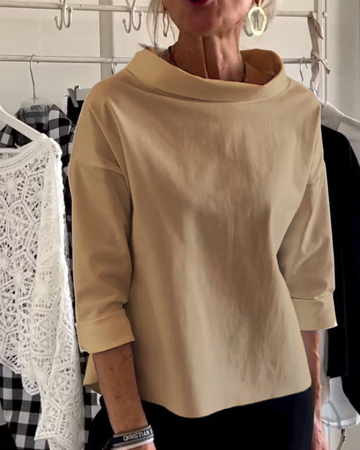 Damen Langarm Elegant Top | Sommer