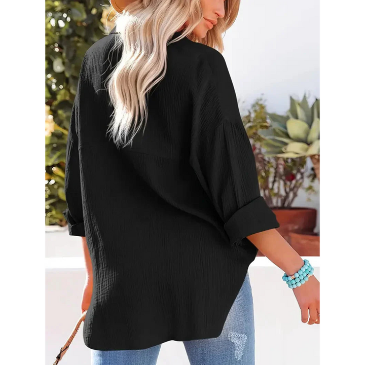 Langärmliges Freizeithemd Für Damen | Button Down