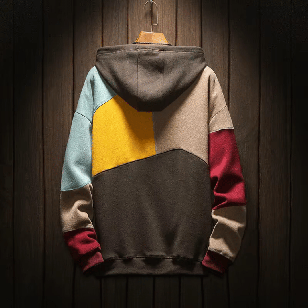 Herren Langarm Kapuzenpulli | Känguru-Tasche