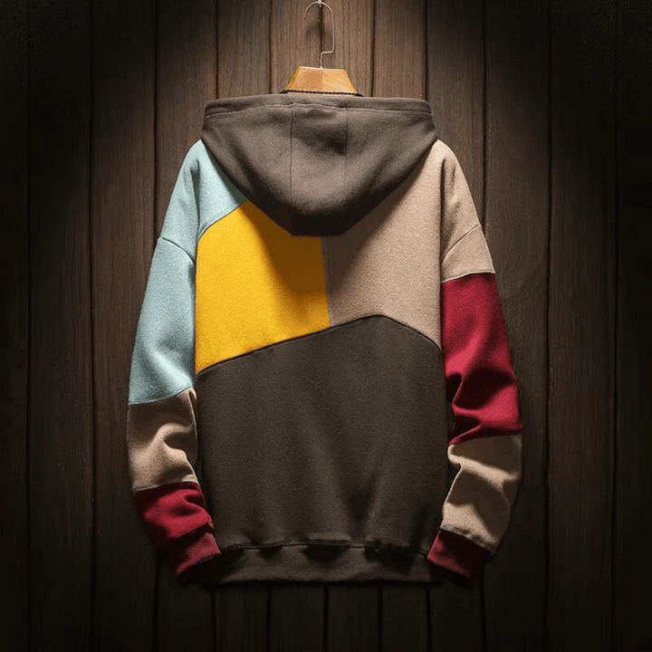 Herren Langarm Kapuzenpulli | Känguru-Tasche