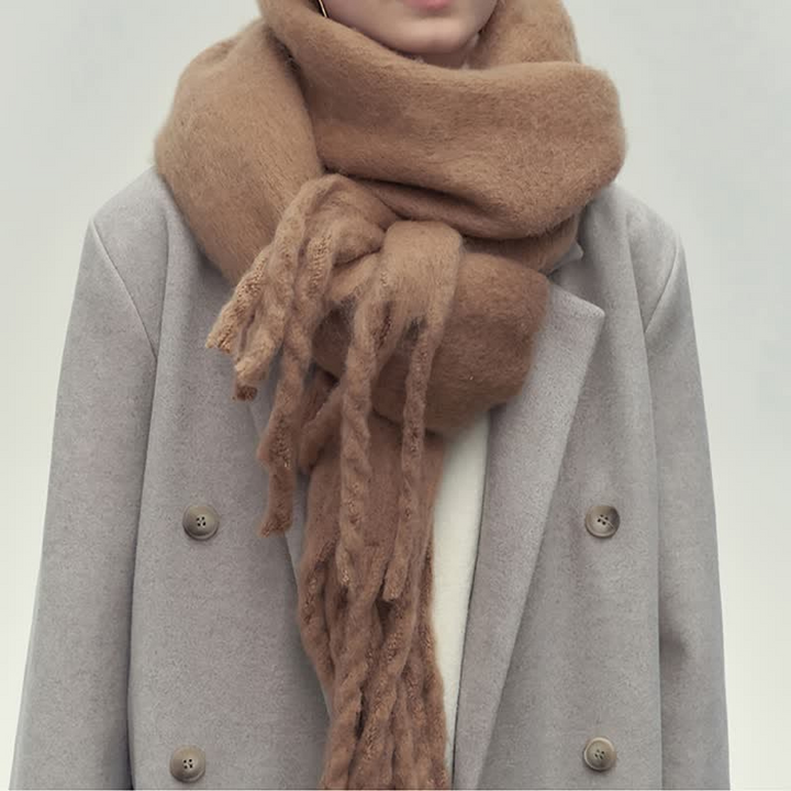 Damen Weicher Winterschal | Gestrickt