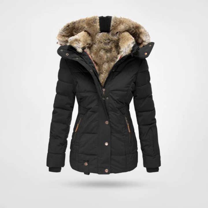 Invy | Damen Winter Puffer Parka Jacke | Warme