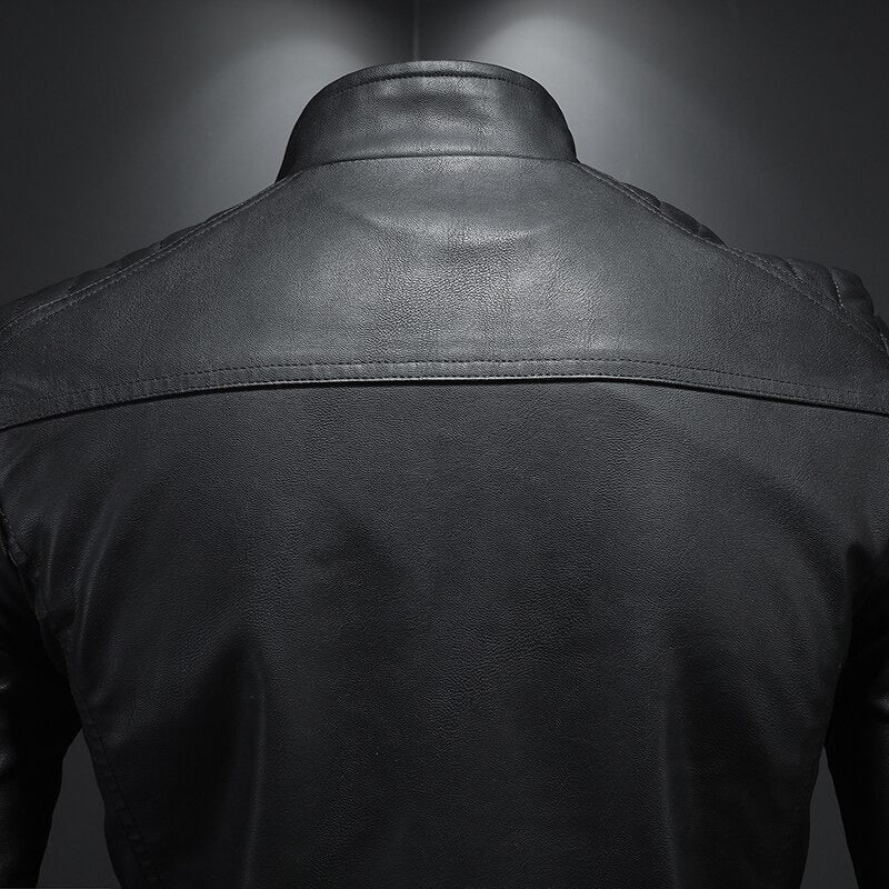 Elegante Premium Bikerjacke für Herren | Langarm