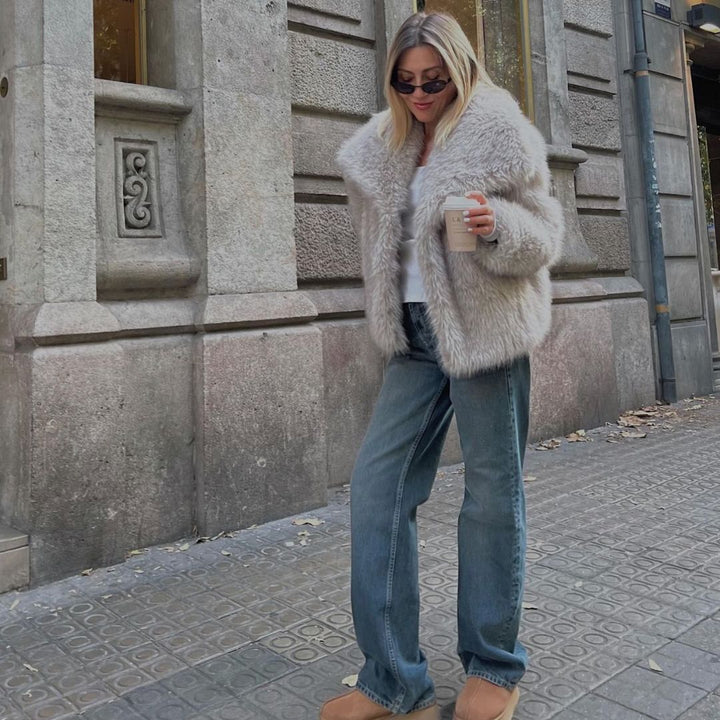 Damen Eleganter Wintermantel | Warm