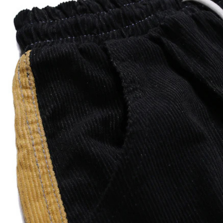 Mehrfarbige Cargohose Aus Cord Für Herren | Kordelzug