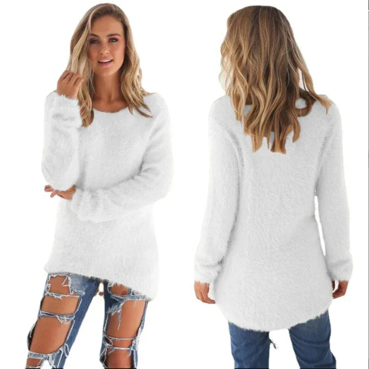 Ellianalyn | Langer Gemütlicher Winterpullover Für Damen | Warm