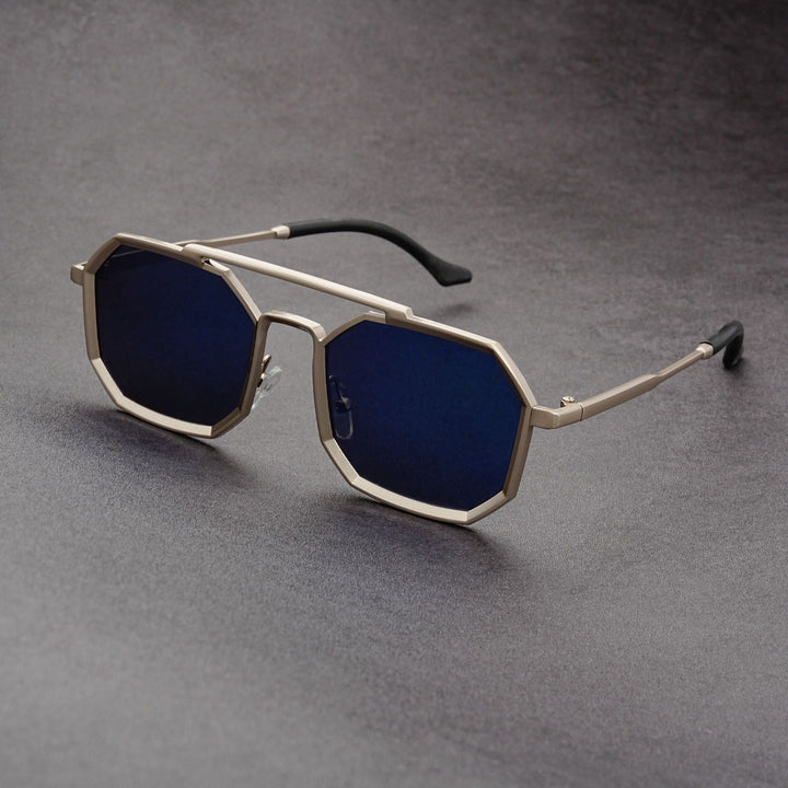 Stilvolle Geometrische Sonnenbrille für Herren | Klassisches Design