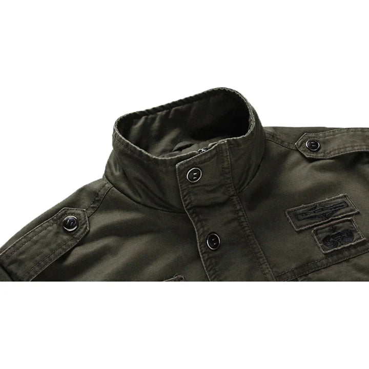 Langärmlige Bikerjacke Für Herren | Reißverschluss