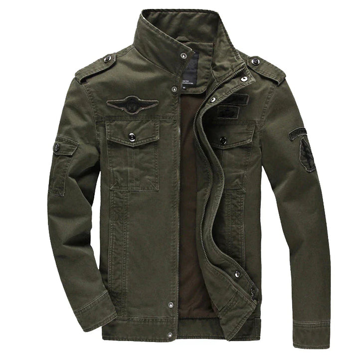 Langärmlige Bikerjacke Für Herren | Reißverschluss